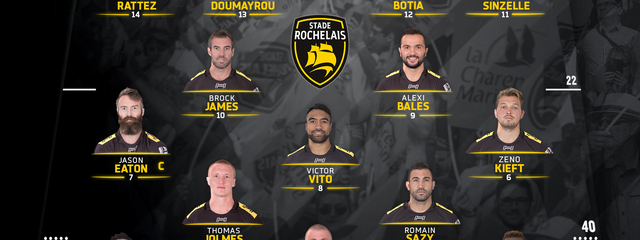 J13 - Bordeaux Bègles / Stade Rochelais : la compo !