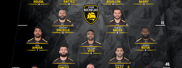 J20 - Pau / Stade Rochelais : la compo ! 