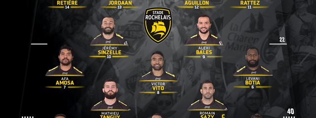 J21 - Stade Rochelais / Lyon : la compo 